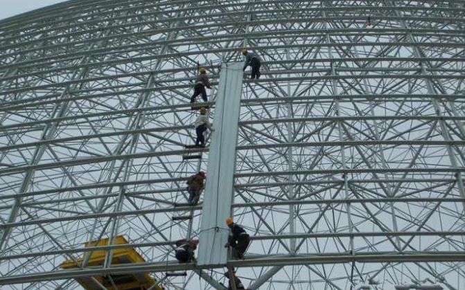 太原网架装配好以后应当留神哪八项验收事件